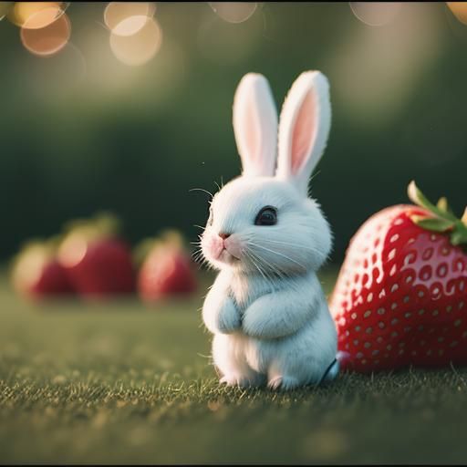 (Cinematic Pop Exposures )  Strawberry Fields and BUNNIES Al...