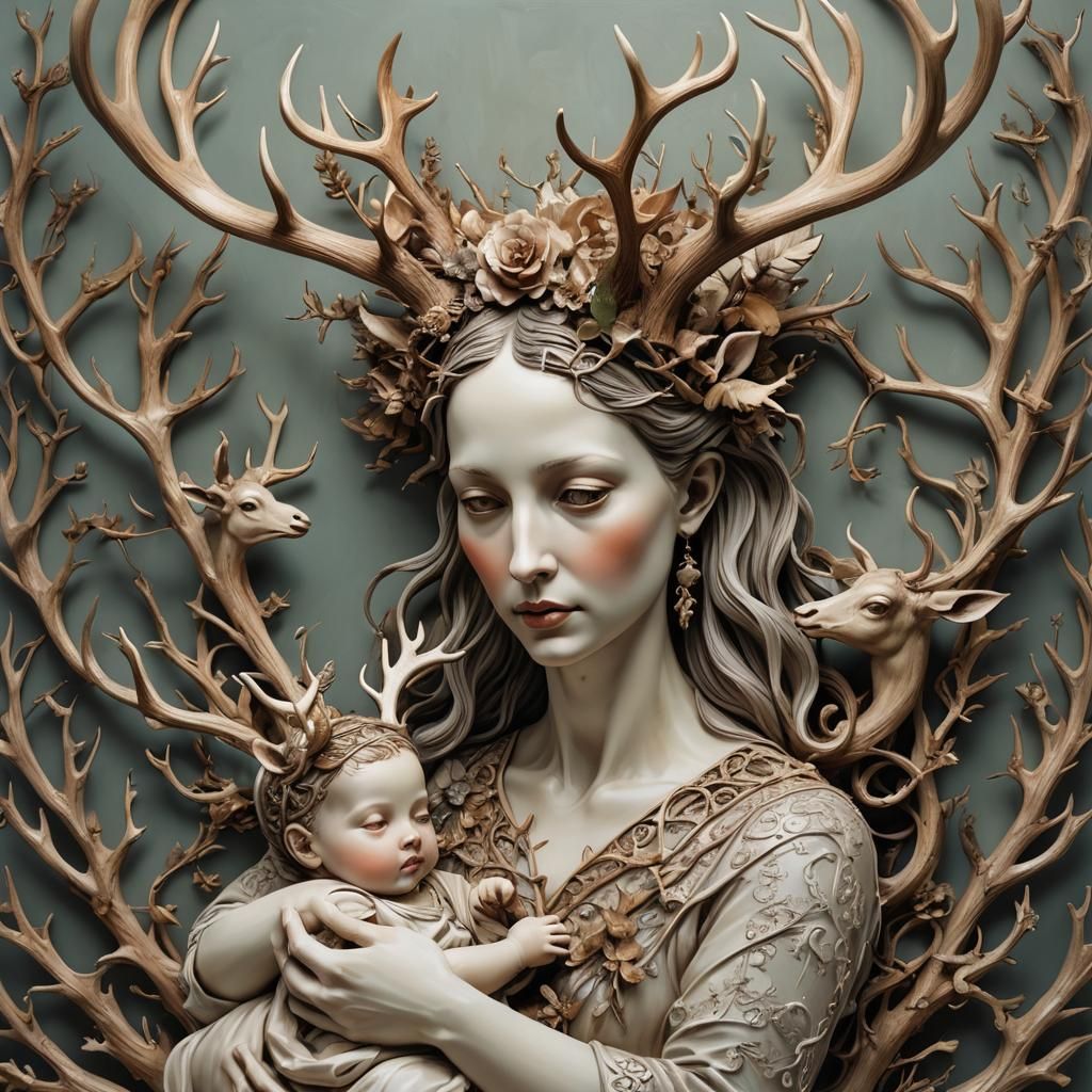 Mother and child  by @YYZ-5050