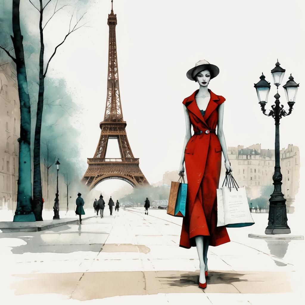Woman in Red