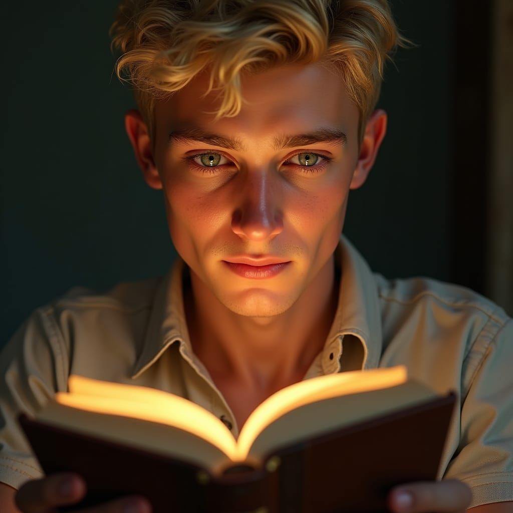 It's 1957, a Handsome young blonde man sits on a park bench in the sun reading a book which will change his life 