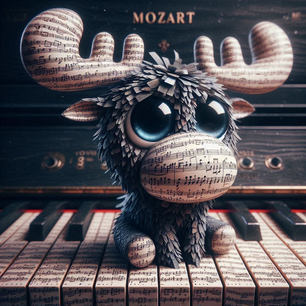 The Moose-ic of Amadeus Moose-art