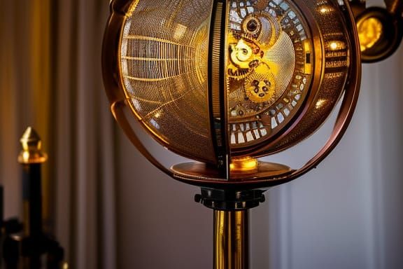 Intricate Victorian clockwork