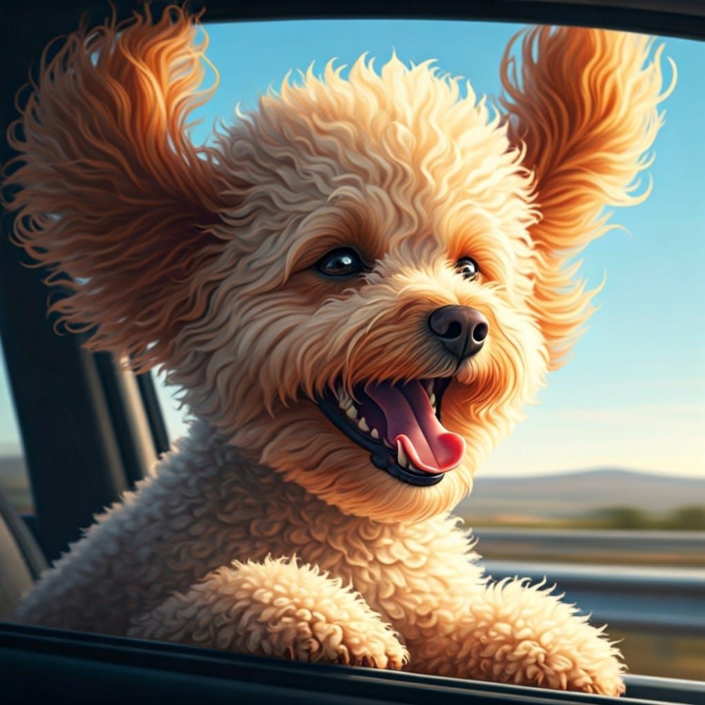 Wind in my ears!  by @Hippie Child