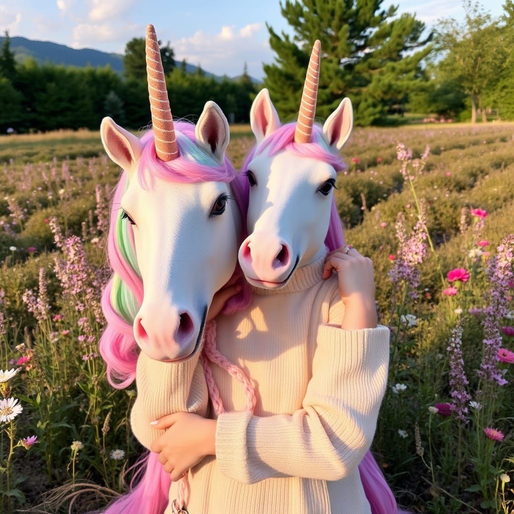 Rainbow Unicorn Butterfly Love