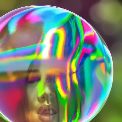 Lost in a bubble.