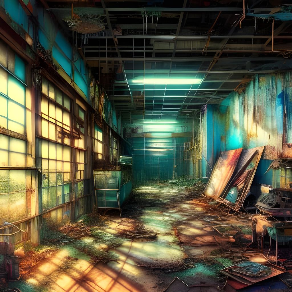 abandoned work shop  by @Chirminth
