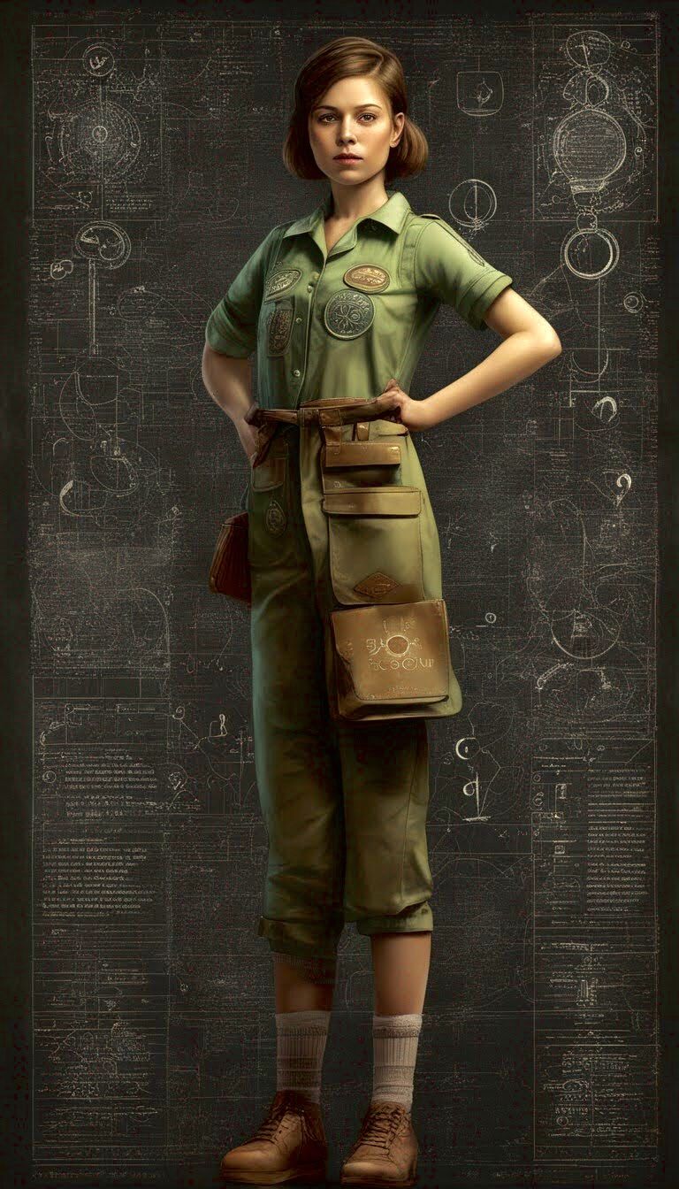 Girl Scout badge for nuclear physics …….💥