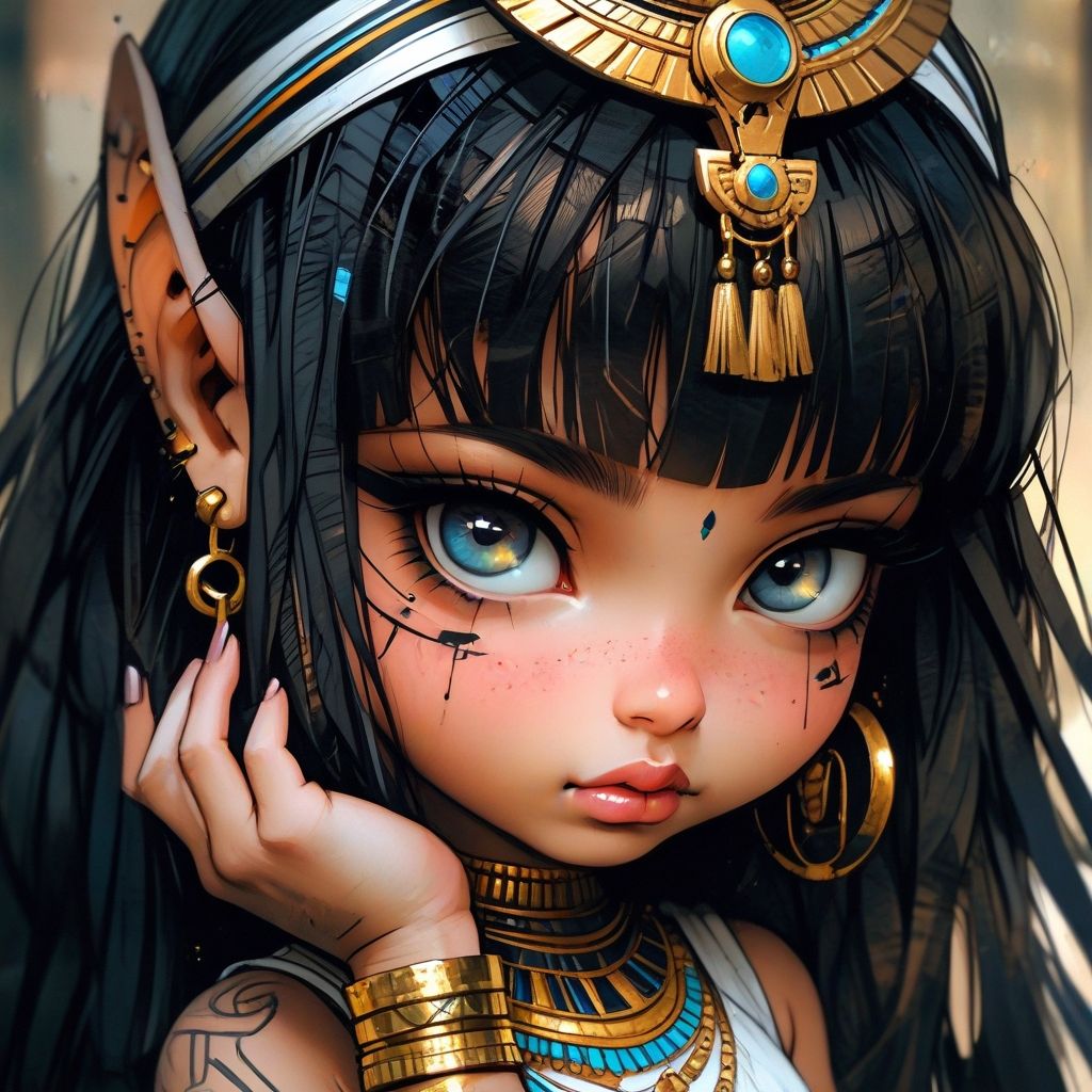 Young little Goddess