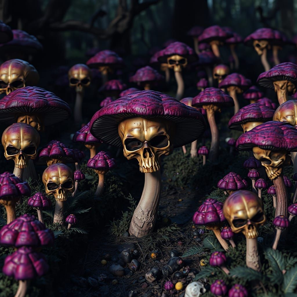 Mushroom garden  by @JMO
