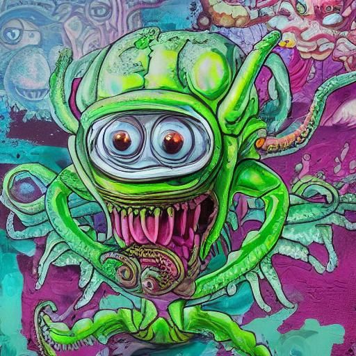 (Krombopulos Michael from Rick and Morty) (miniature Cthulhu...