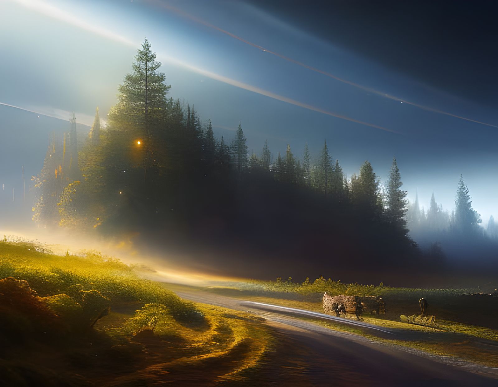 To the unknown bend in the road