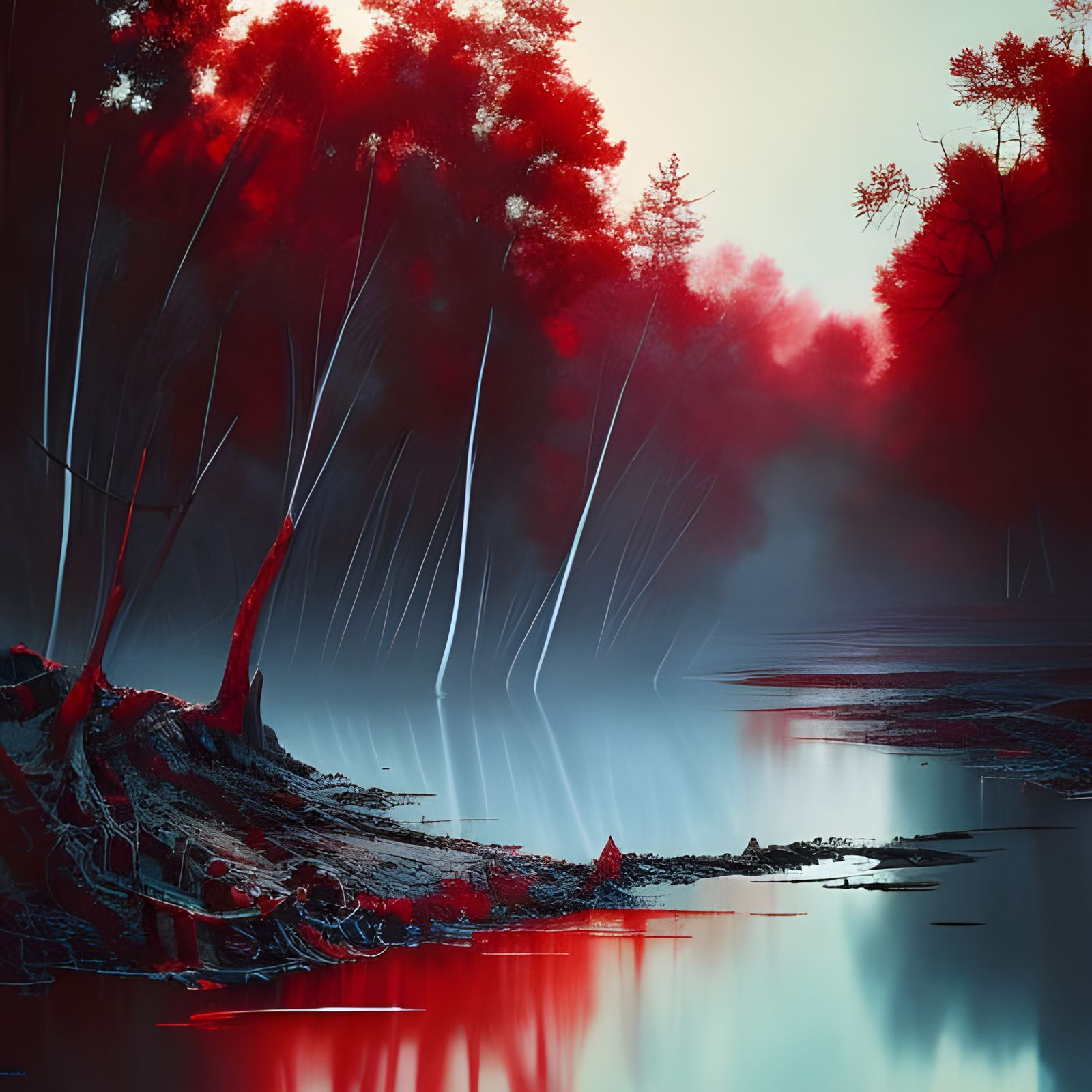 blood tree forest  by @tohelpukraine