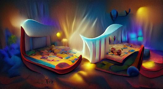 A Child’s Bed, Illuminated by Dreams