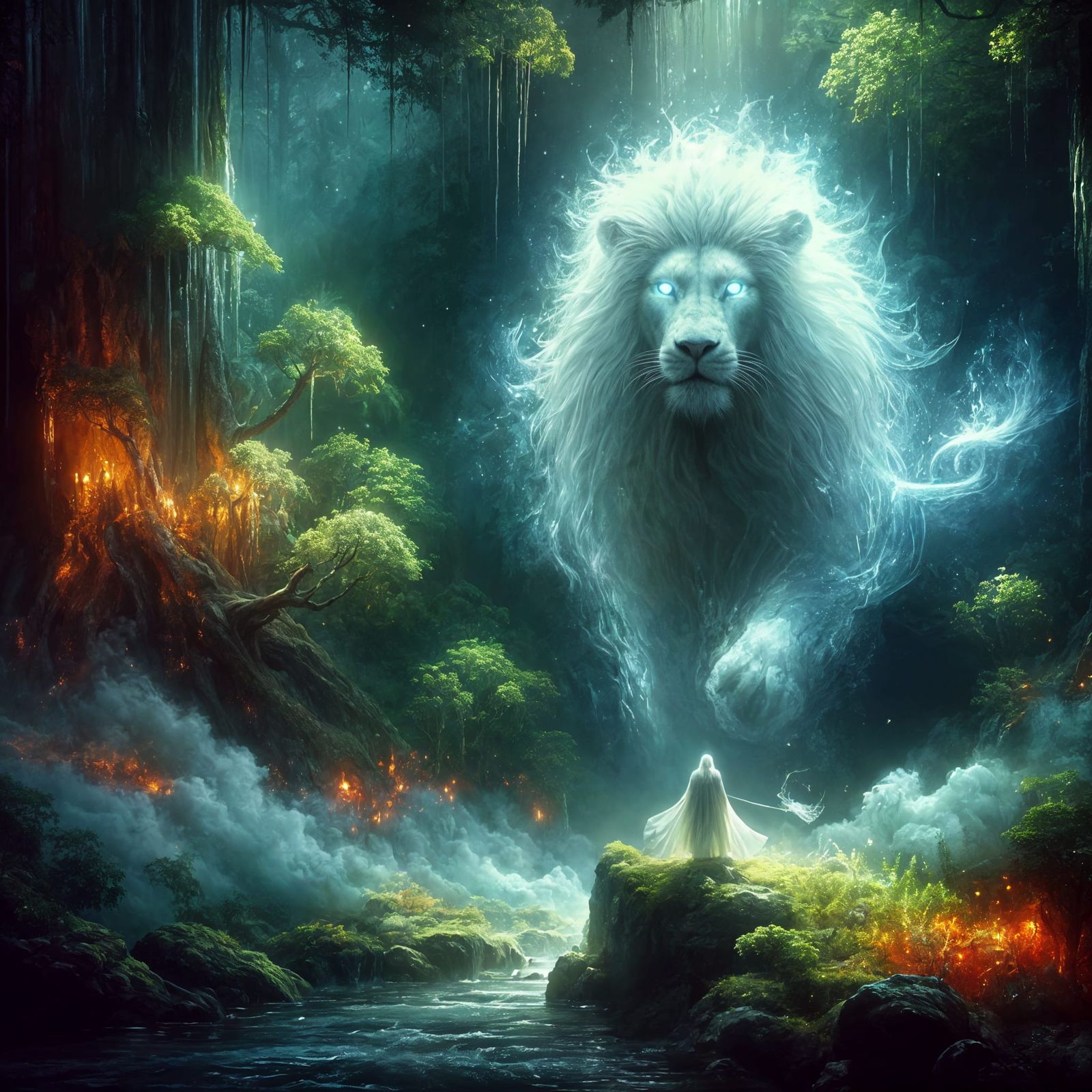 Spirit Guide  by @Fantasy Art by Kay