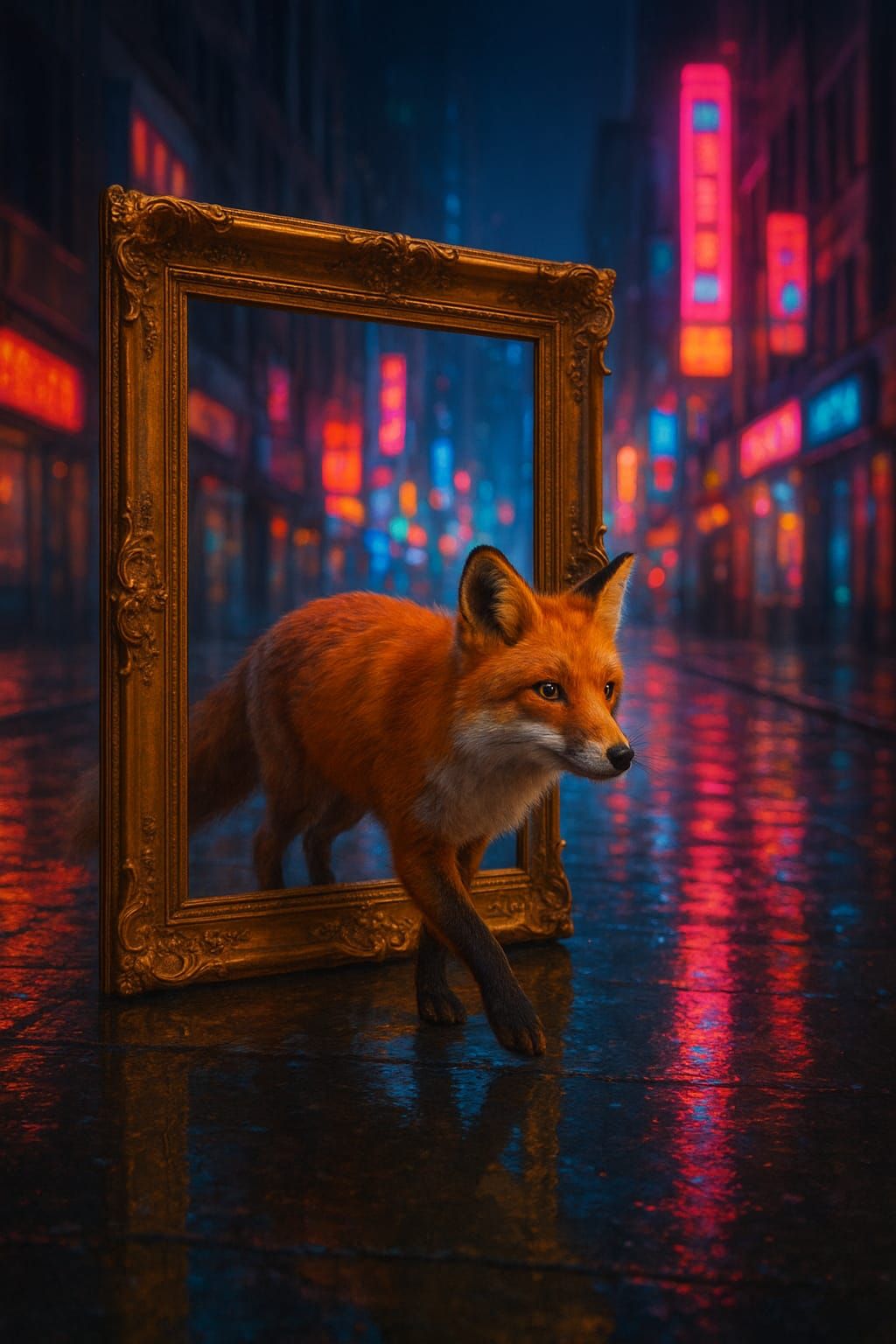 השועל יוצא מהתמונה