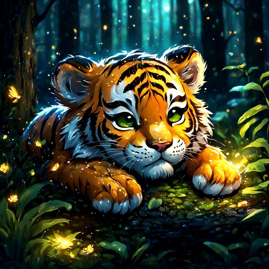 Bioluminescence In the Forest