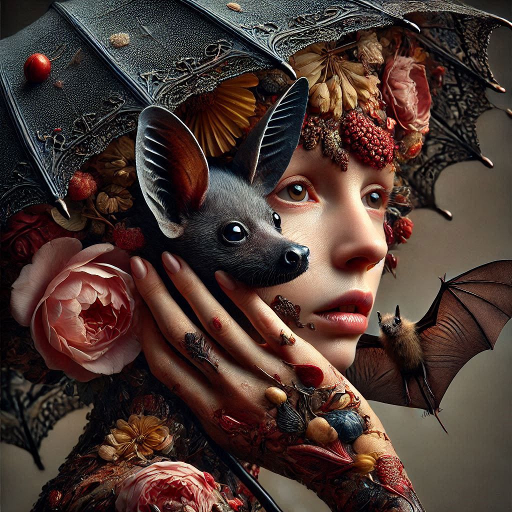 Creation based on the song by Thomas Fersen: “The Bat”