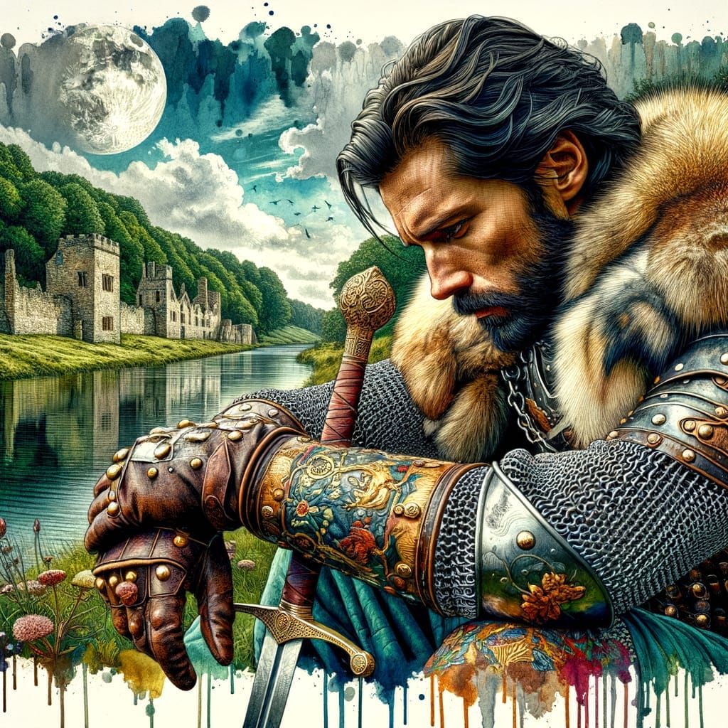 Contemplative knight  by @Rob Hartland