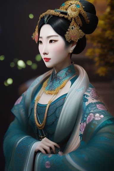 Chinese Empress - Ai Generated Artwork - Nightcafe Creator