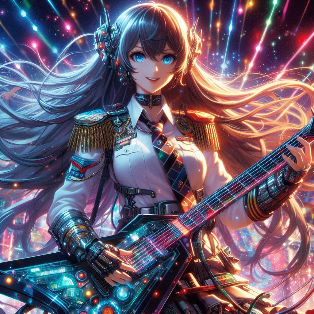 anime Beatmania IIDX artwork illustration Himmel woman, pilo...