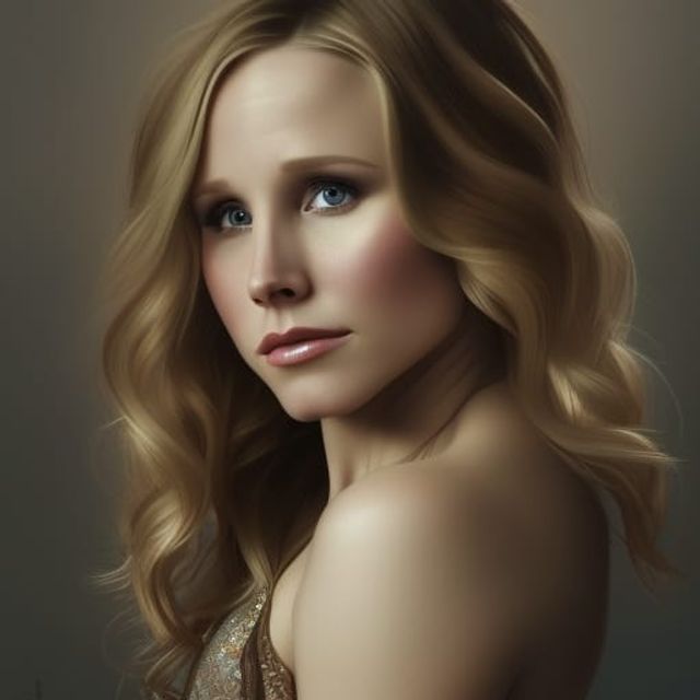 Kristen Bell - AI Generated Artwork - NightCafe Creator