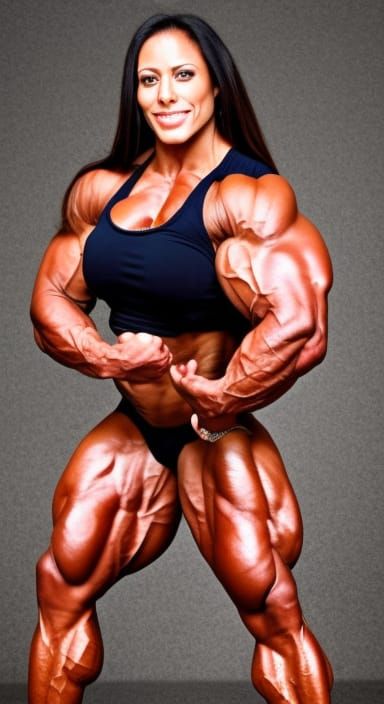 Full body photo of, handsome beautiful face, beastly massive...