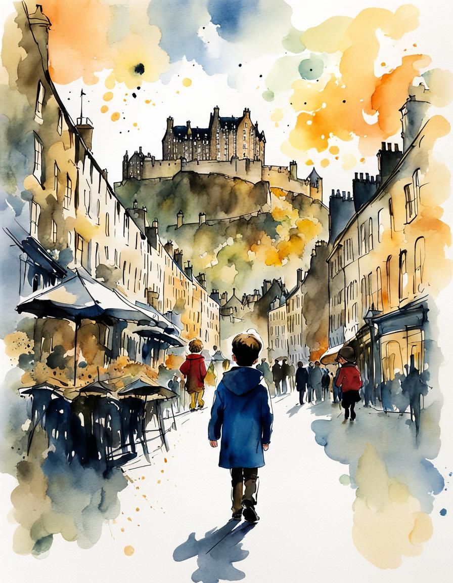 Edinburgh by Quentin Blake