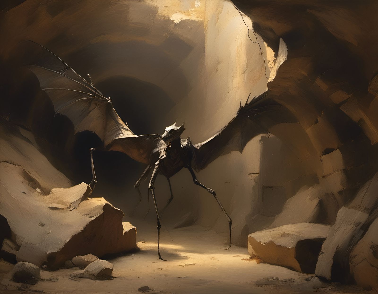 Something's strange beneath catacombs...