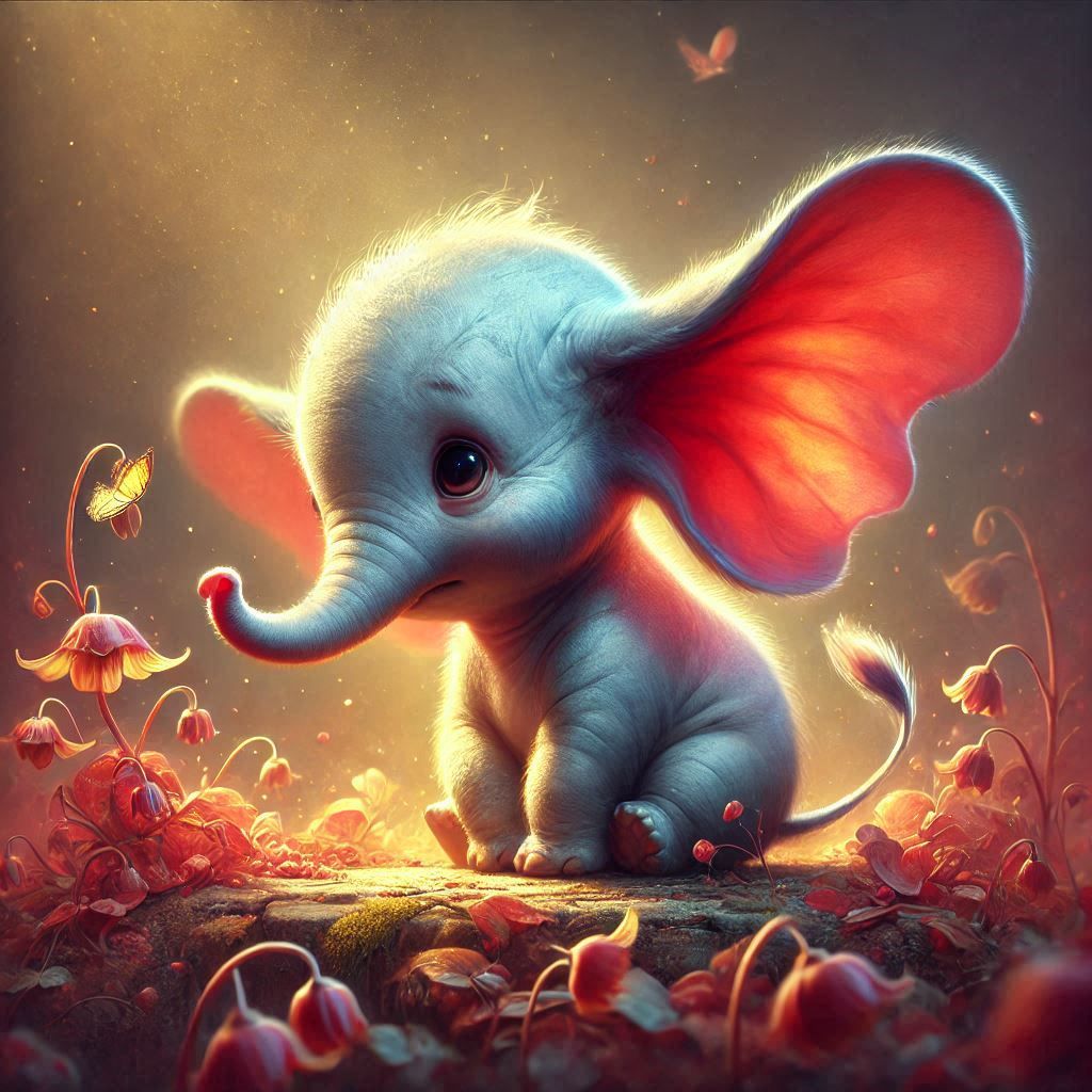 adorable fairy-tale fantasy creature portrait..
