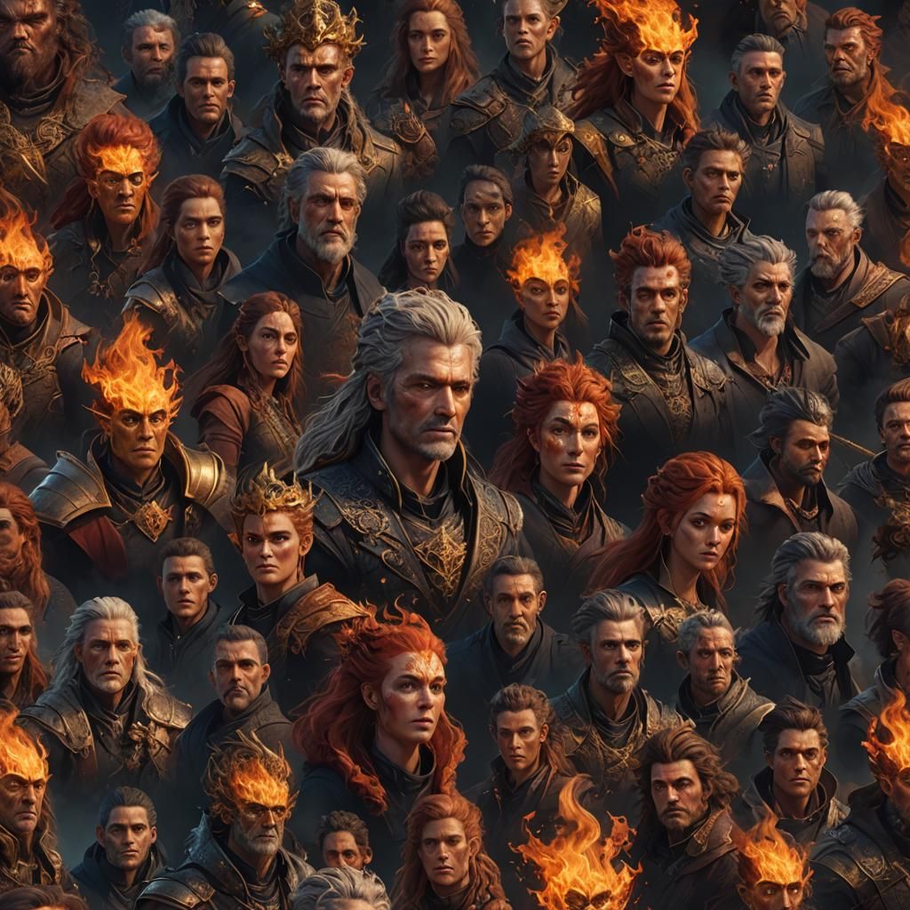 Firey Portraits