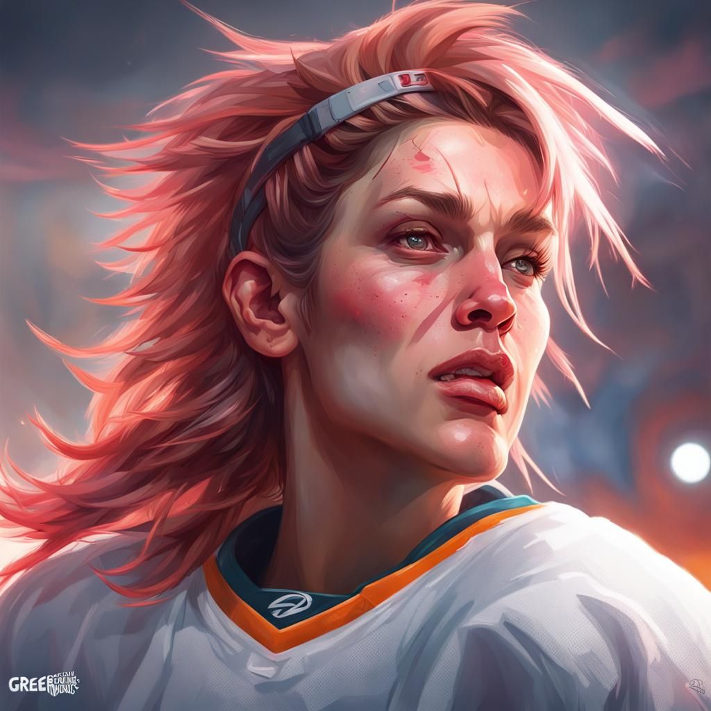 on spiked energy drinks playing hockey