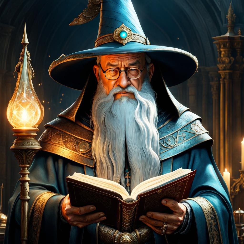 Tom Hanks as old wise wizard - AI Generated Artwork - NightCafe Creator