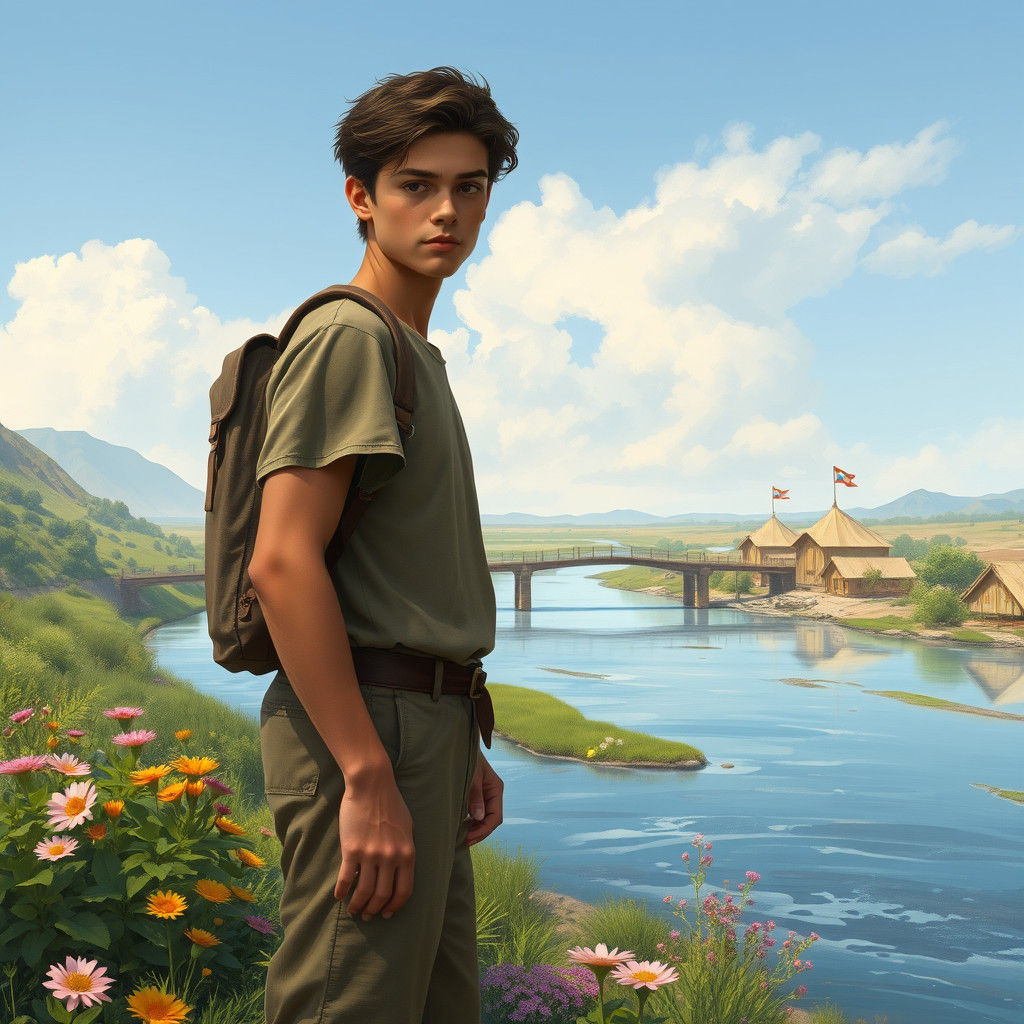 Jordan River Unites Camps in Ethereal Landscape