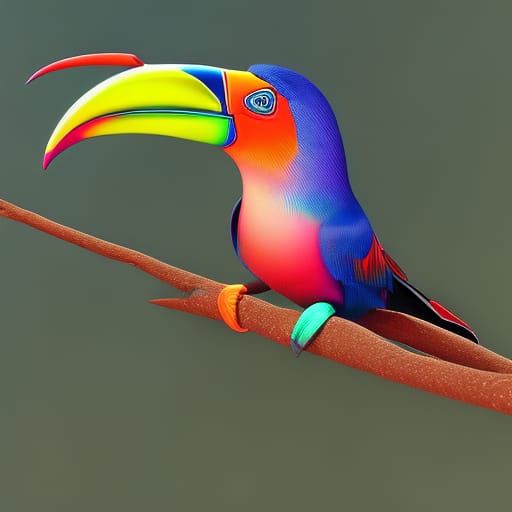 Colorful Toucan