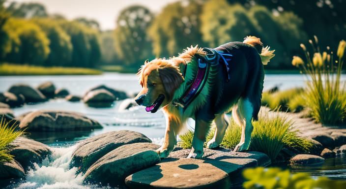 Golden Retriever Imagery ,

[

The lake and river teem with ...