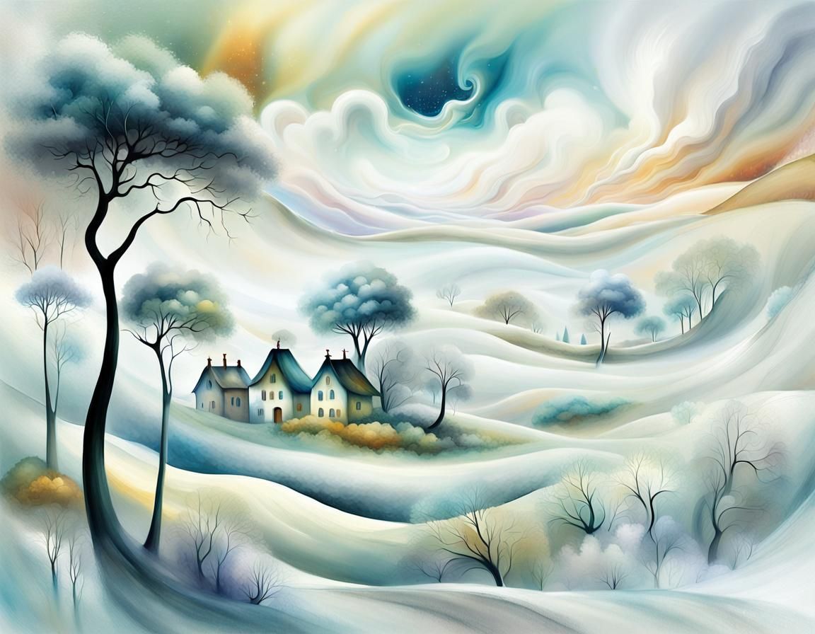 White landscape