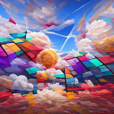 Cubes on clouds