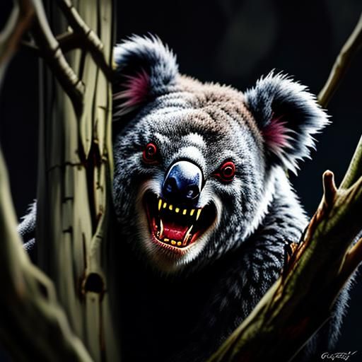 Peek-a-Pooh, Dropbear Sees You! - AI Generated Artwork - NightCafe Creator