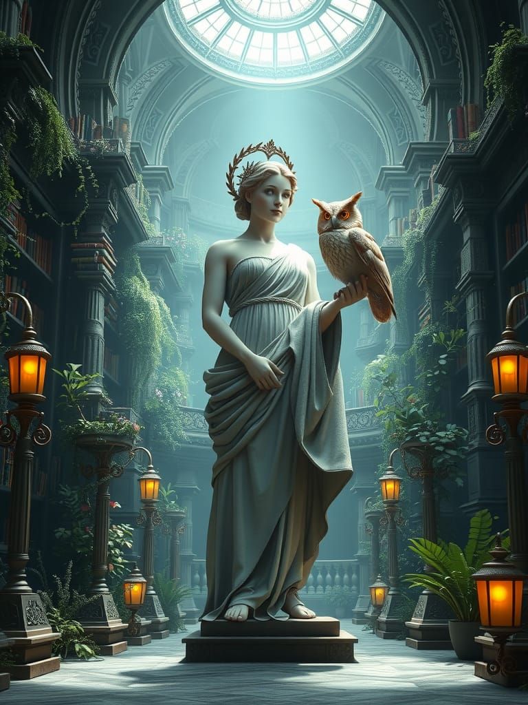 Minerva and the owl of wisdom 3