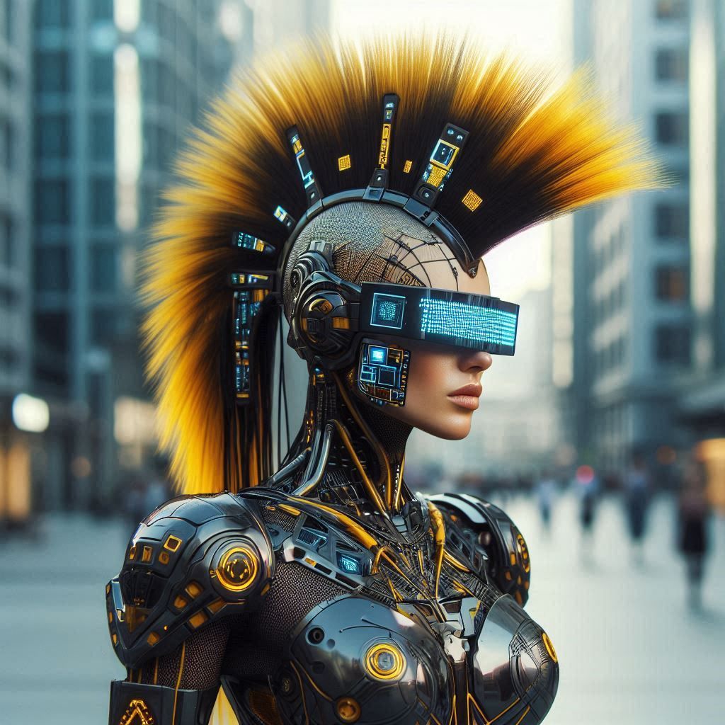 Extreme Future Cyber Punk Fashion