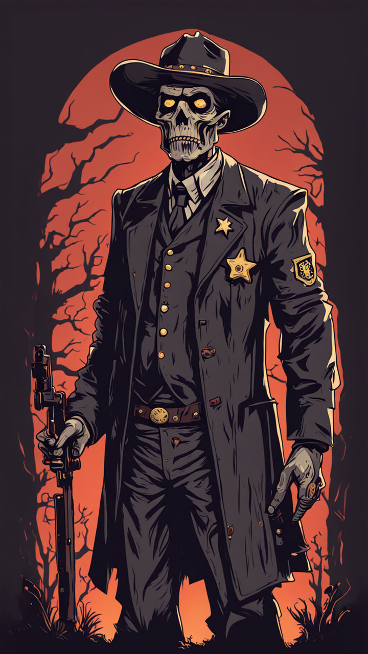 A Gallery of Darkness - The undead Sheriff