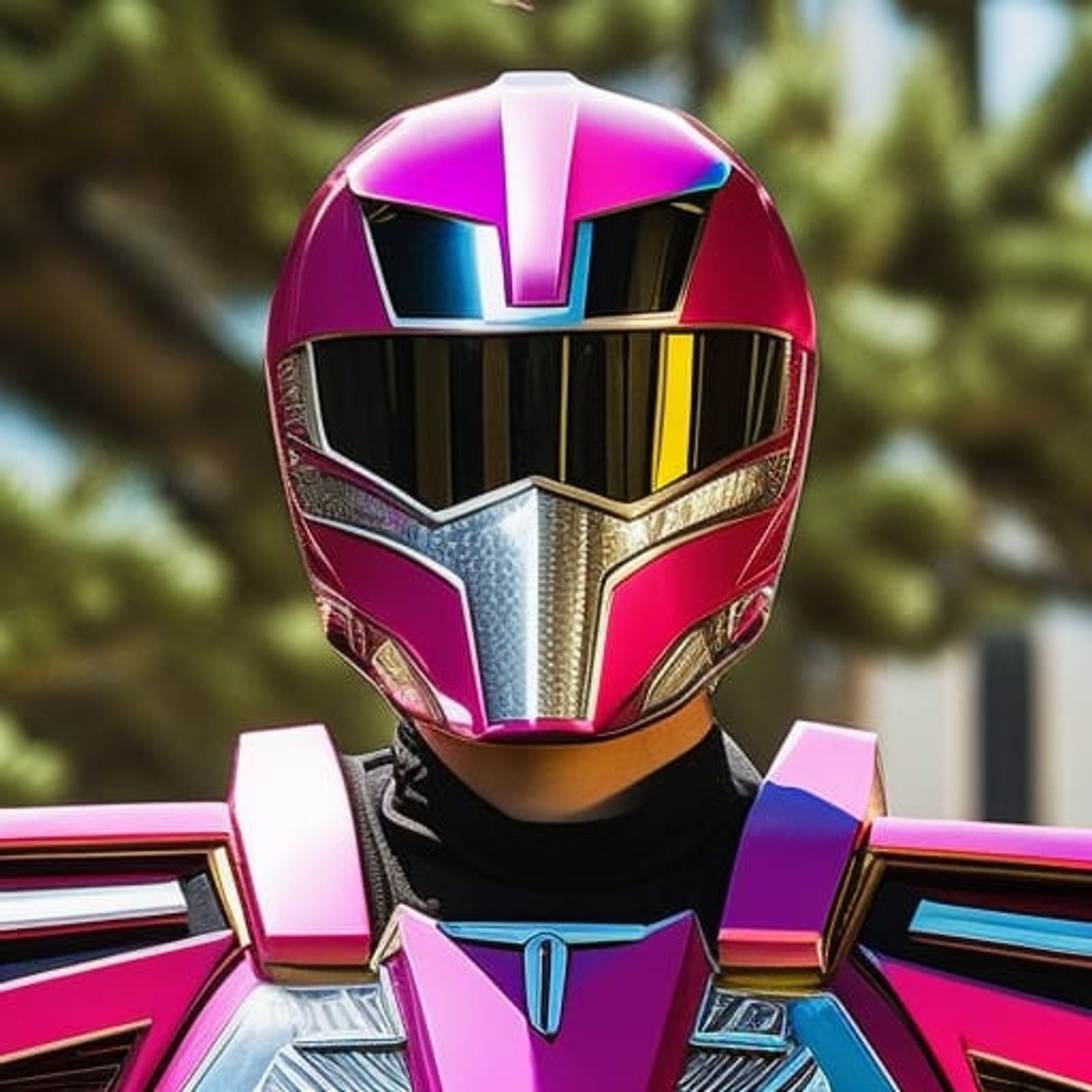 pink power ranger super megaforce