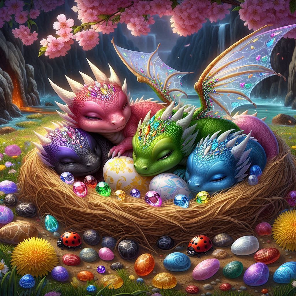 DRAGONCITOS RECIEN NACIDOS!!!