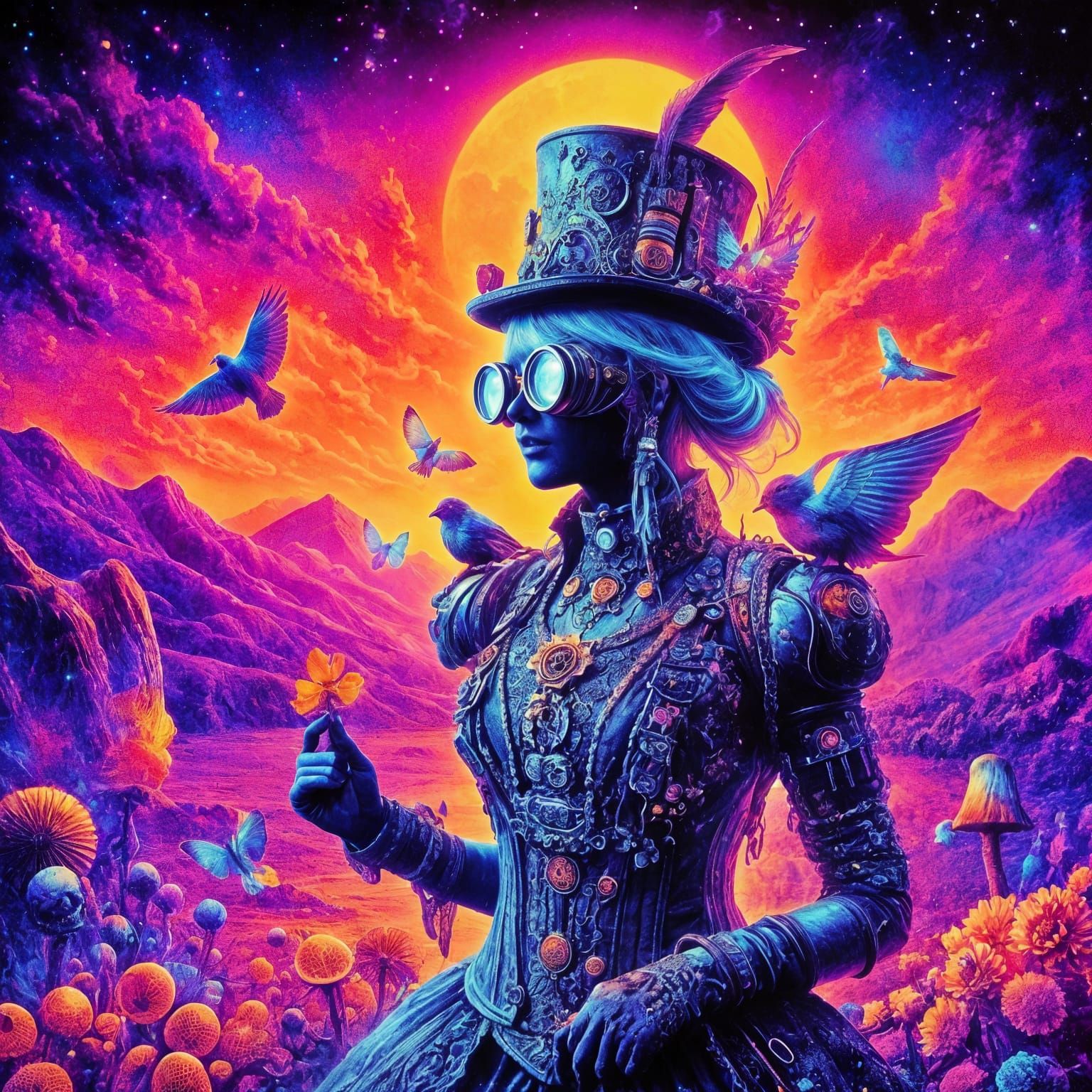 Steampunk Mother Nature