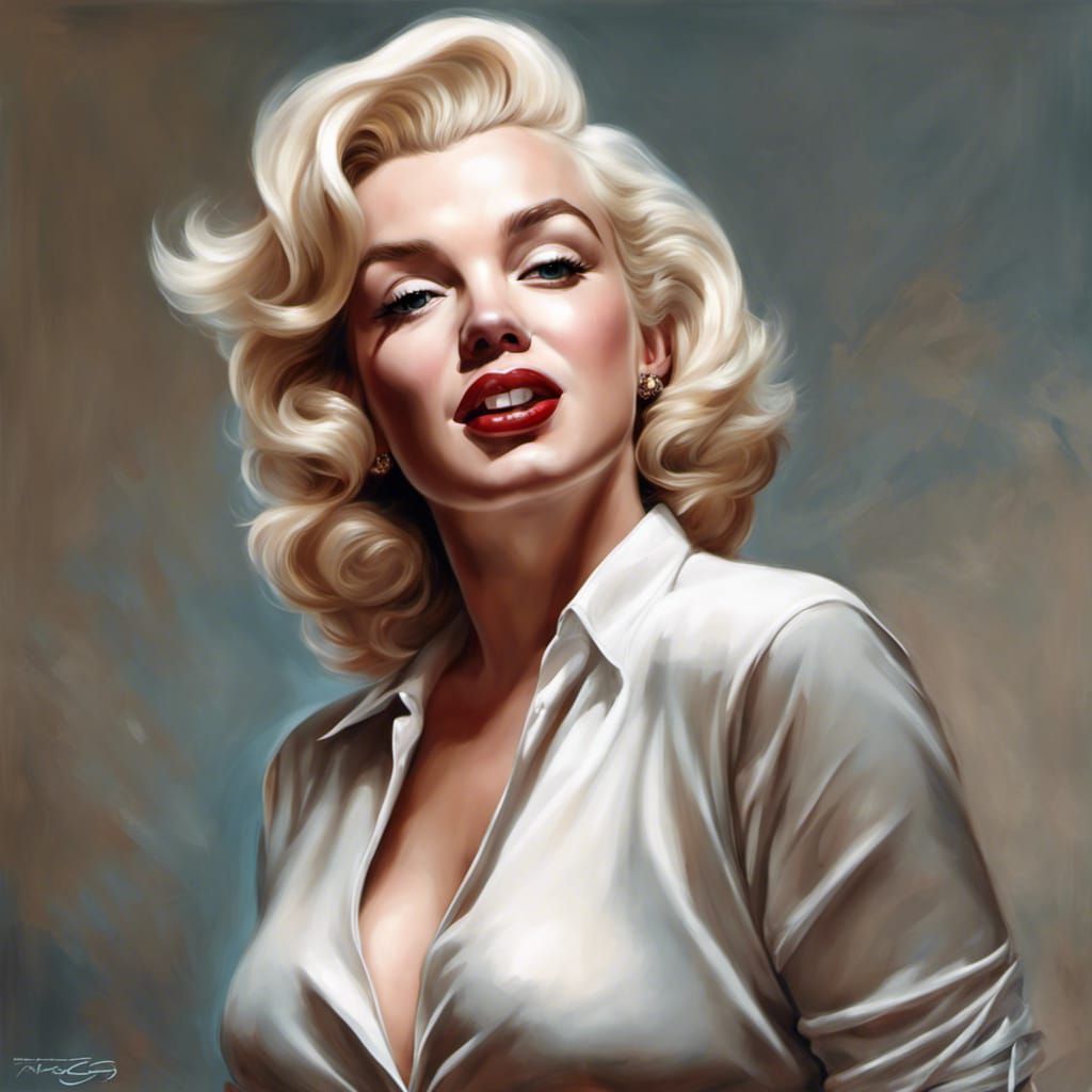 Marilyn Monroe Ai Generated Artwork Nightcafe Creator