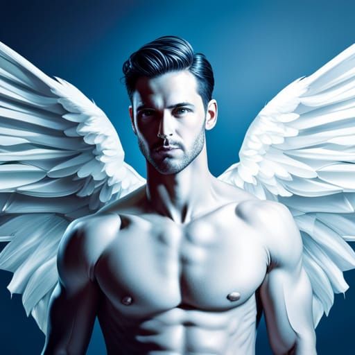 Angelic man - AI Generated Artwork - NightCafe Creator