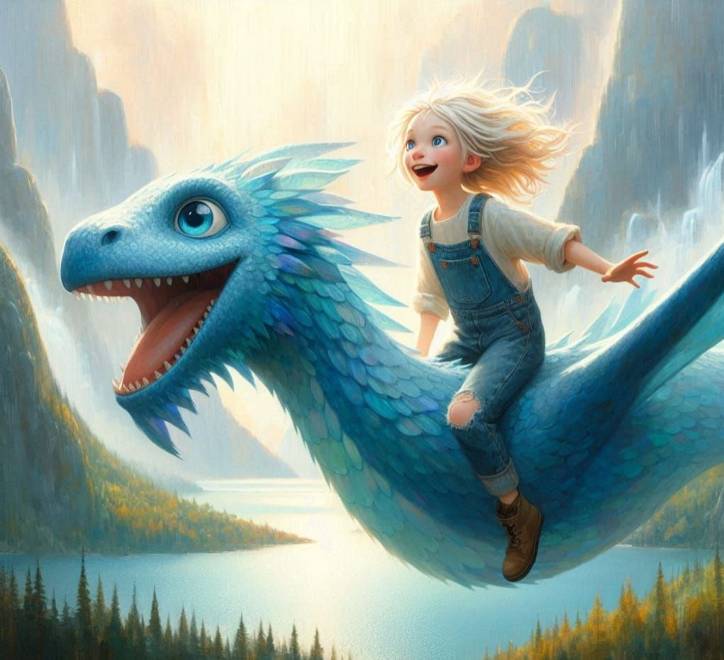 My Friendly Blue Dragon