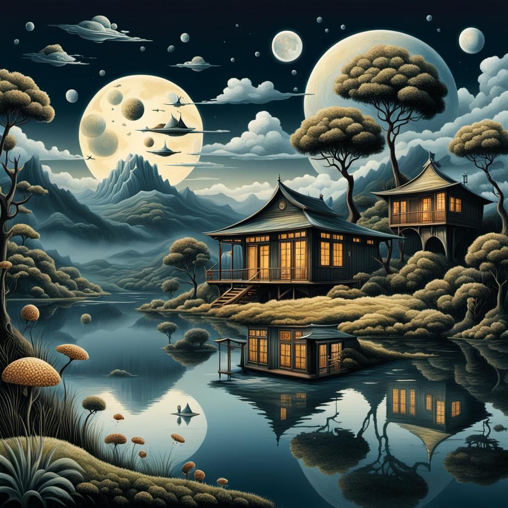 surrealism bio-design  by @Drestknight