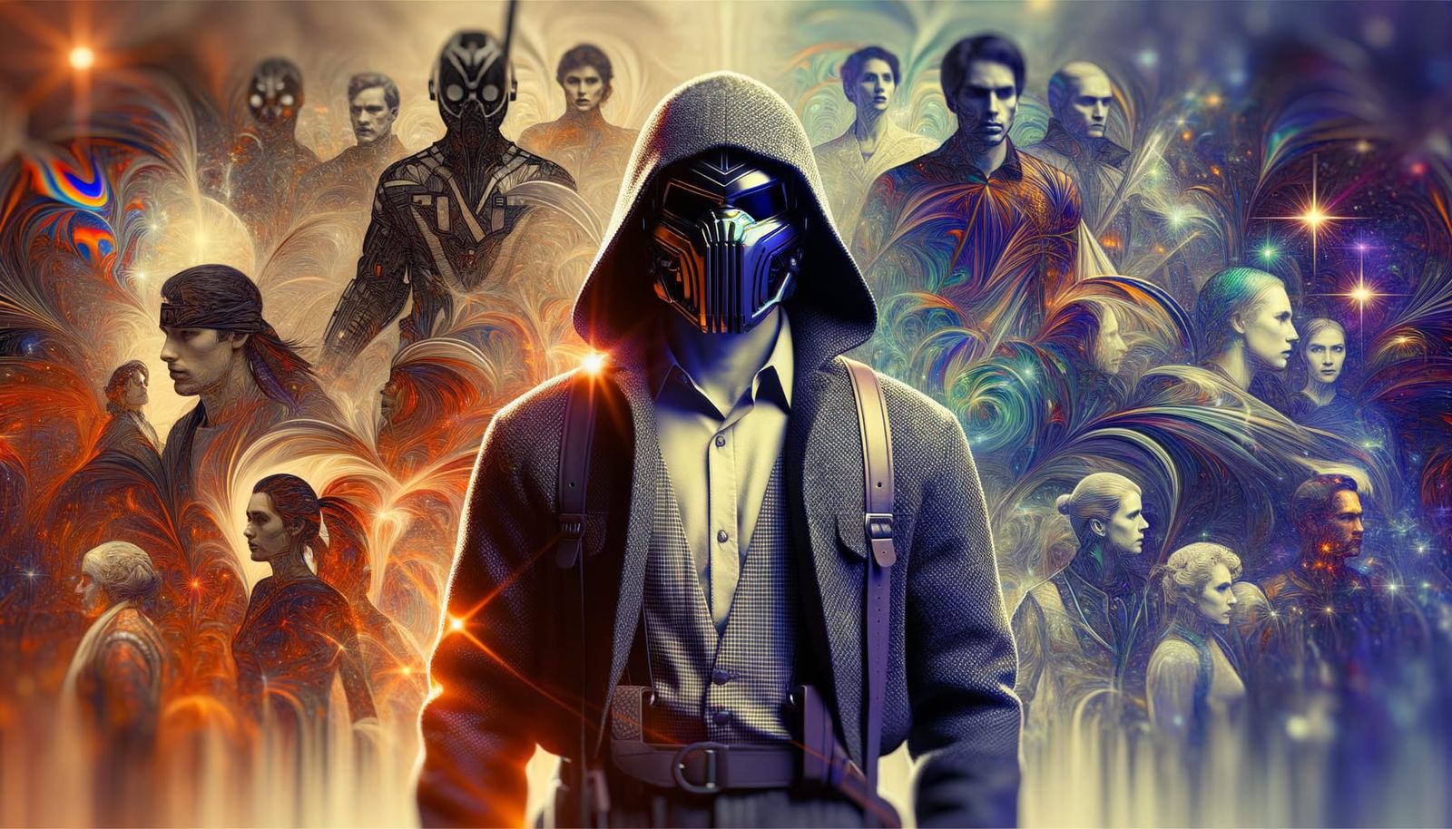 Jim Parsons  in a Darth Vader Cosplay outfit