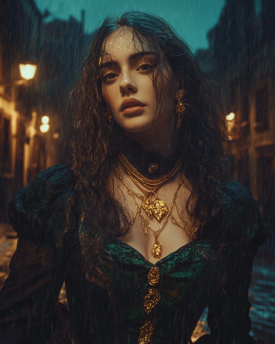in the rain